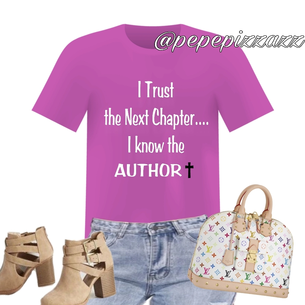 "I KNOW THE AUTHOR" CUSTOM PEPEPIZZAZZ TSHIRT